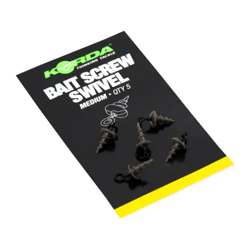 Korda Micro Ring Swivel Bait Screw Medium (5pcs)