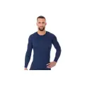 Brubeck ACTIVE WOOL z długim rękawem  granat XL