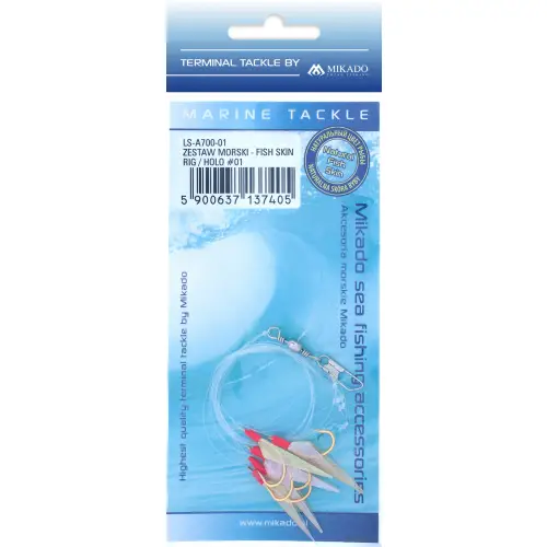 Mikado ZESTAW MORSKI - FISH SKIN RIG / HOLO #01