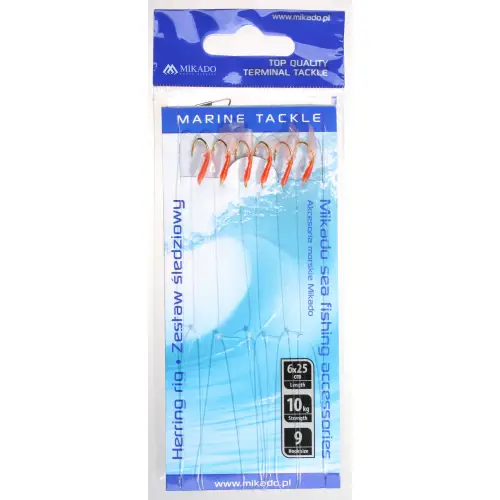 Mikado ZESTAW ŚLEDZIOWY - 6 x 25 cm - hak 7