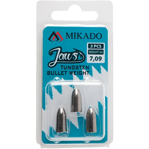 Mikado CIĘŻAREK - JAWS TUNGSTEN BULLET 7.09g 3szt