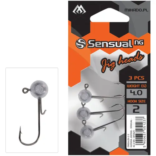 Mikado GŁÓWKA JIGOWA SENSUAL 25g -3/0 BN 3szt