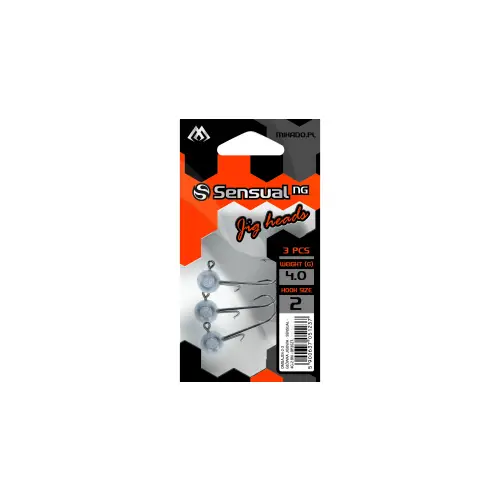 Mikado GŁÓWKA JIGOWA SENSUAL 25g -3/0 BN 3szt