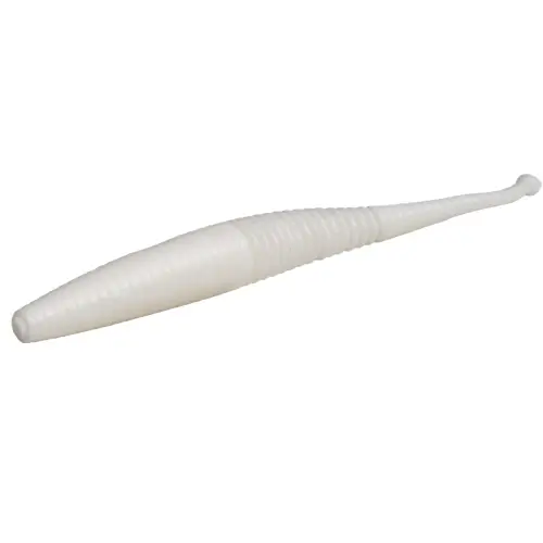 Mikado M-Craft WIGGLY WORM 100mm WHITE 5szt