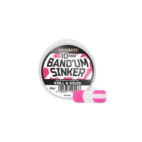 Sonubaits BandUm Sinkers 10mm Krill&Squid