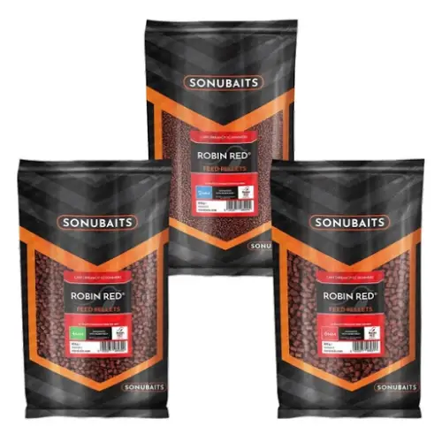 Sonubaits Feed Pellets 2mm - Robin Red 900g
