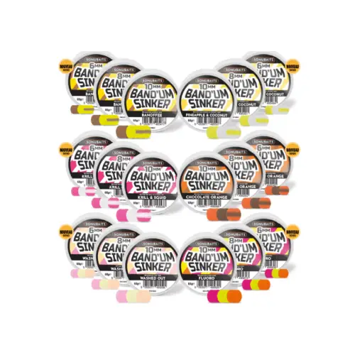 Sonubaits BandUm Sinkers 8mm-Washed