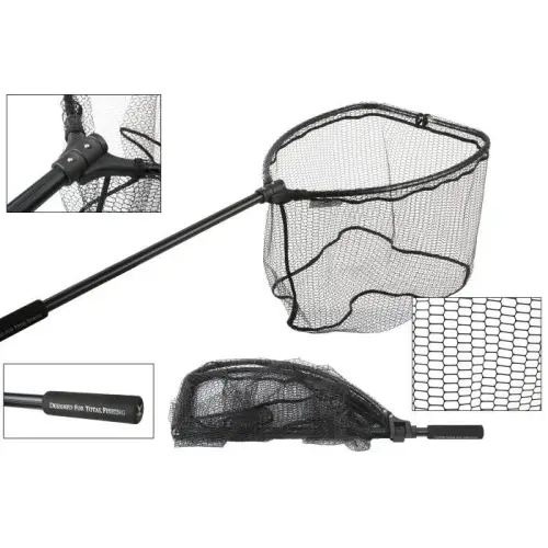 Mikado Podbierak skladany z gumowa siatka 180cm