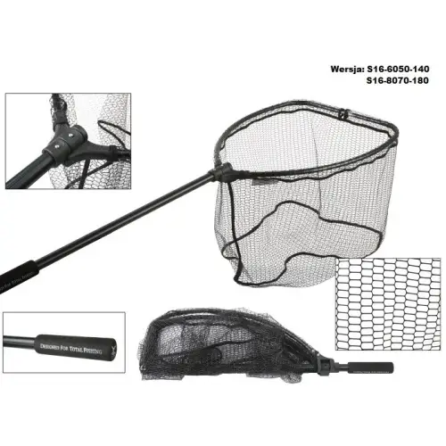 Mikado PODBIERAK Z GUMOWĄ SIATKĄ SKŁADANY140 cm