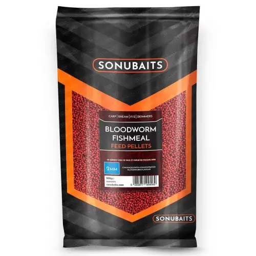 Sonubaits Feed Pellets 2mm - Bloodworm 900g