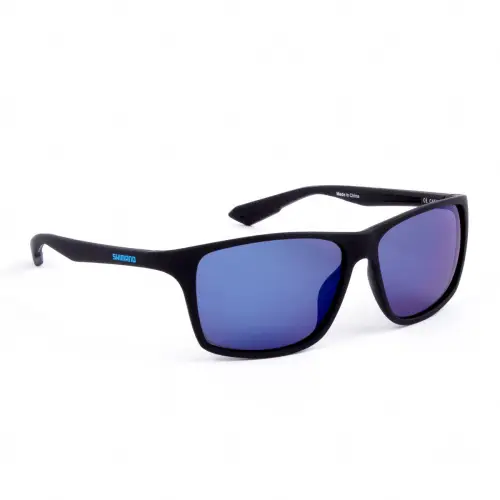 Shimano Okulary Polaryzacyjne Matte Black Blue Mir