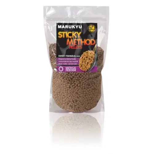 MARUKYU STICKY METHOD PELLETS SWEET FISHMEAL2MM800