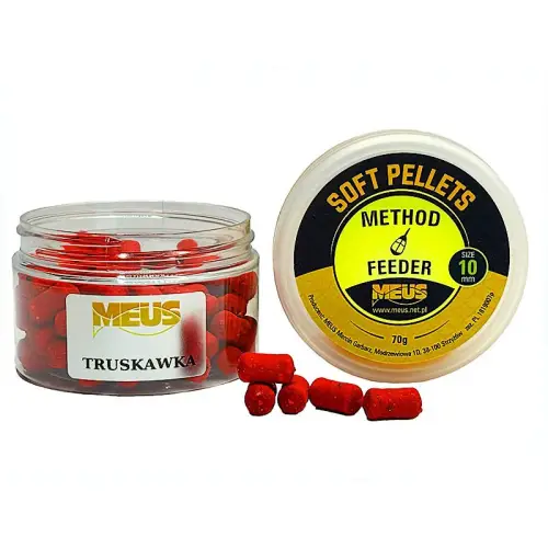 Meus Soft Pellets 10mm Truskawka 70g