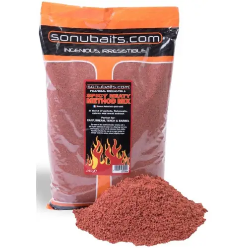 Sonubaits Supercrush Spicy Meaty Method Mix 2kg