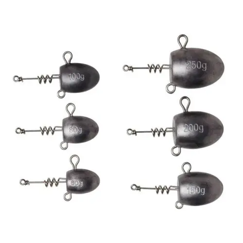 Savage Gear BULLET CORK SCREW HEAD 250G