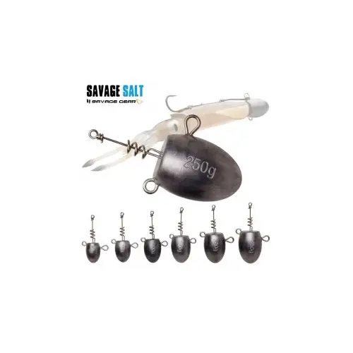 Savage Gear BULLET CORK SCREW HEAD 150G