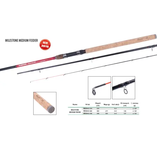 Wedka Mikado Milestone Feeder 360cm 120g