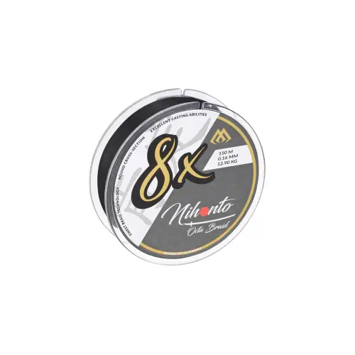 Mikado NIHONTO X8 BRAID 0.20mm 18.1kg150m Czarna
