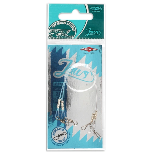 Mikado FLUOROCARBON JAWS STRONG 45cm/23kg 2szt