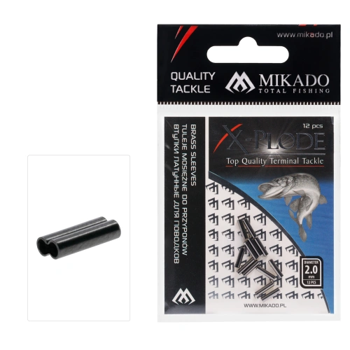 Mikado TULEJA MOSIĘŻNA PODWÓJNA 1.2x2.6x8mm 12szt