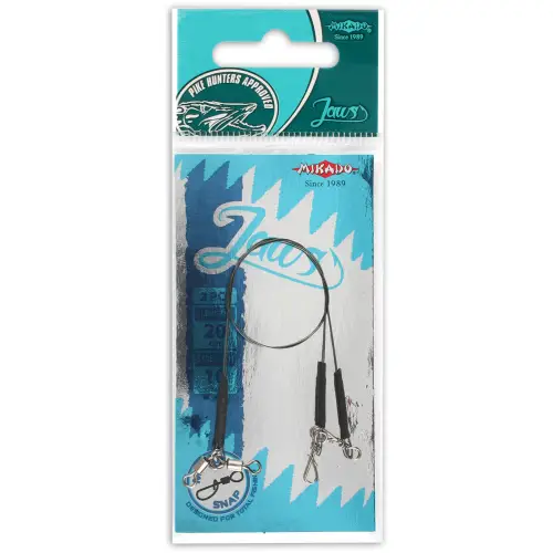 Mikado PRZYPON TYTANOWY JAWS STRONG 35cm/23kg 2szt
