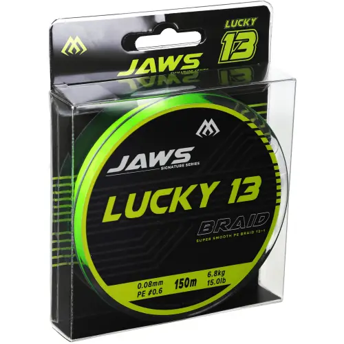 Mikado JAWS LUCKY 13 0.16mm 13kg 150m FLUO Zielon
